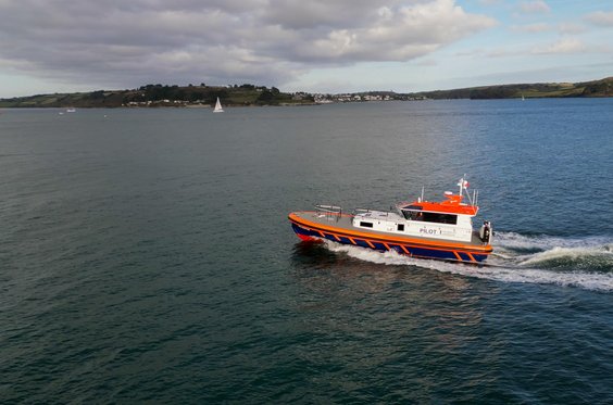 Refit Pilot Vessels Atlantic and Arrow of Falmouth Harbour UK