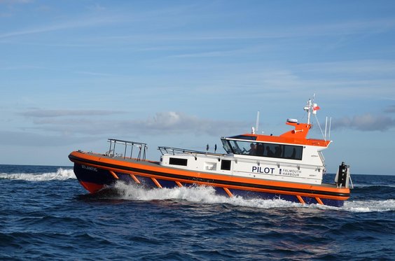 Refit Pilot Vessels Atlantic and Arrow of Falmouth Harbour UK