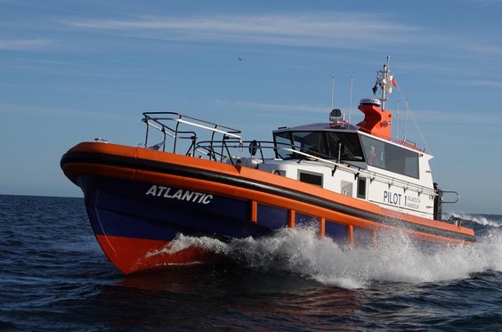 Refit Pilot Vessels Atlantic and Arrow of Falmouth Harbour UK